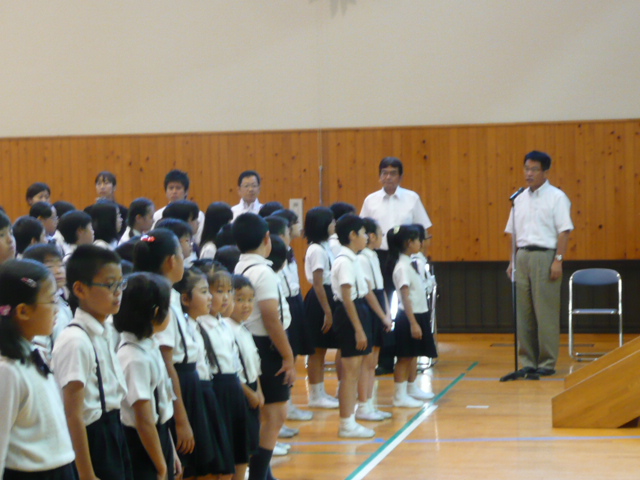 2012年9月27日　1学期終業式