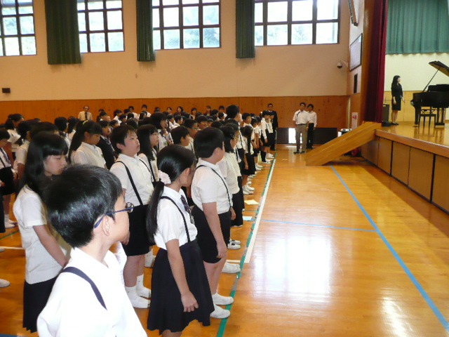 2012年10月1日　2学期始業式
