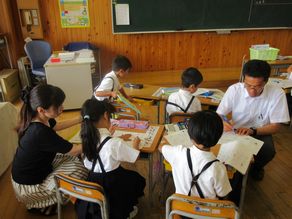 「定着」授業のようす