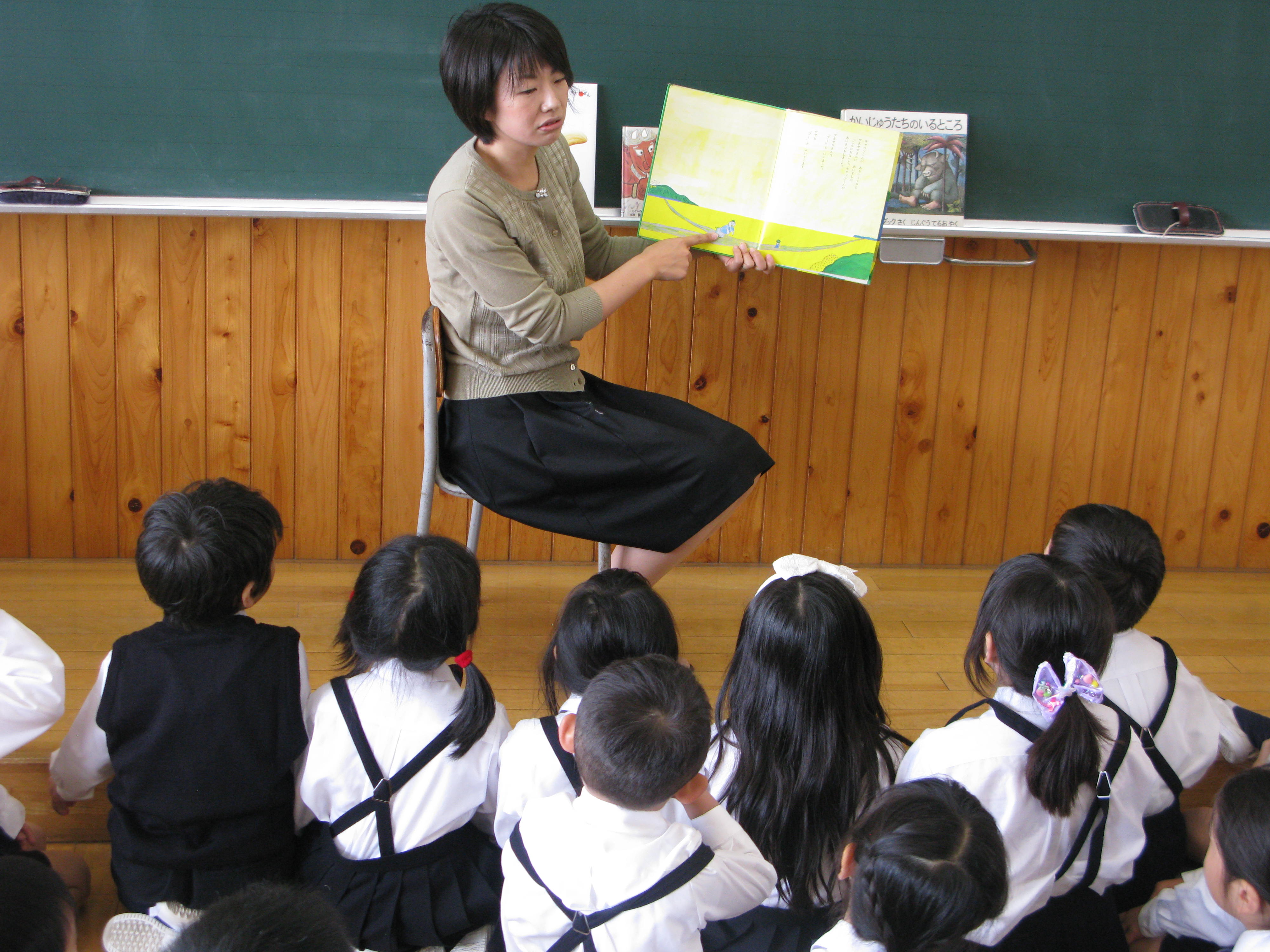 １年生の読み聞かせ