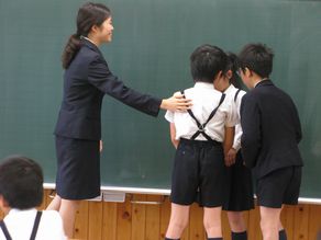 教育実習の先生の歓迎会