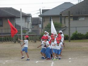 赤の入場