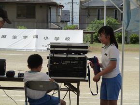 運動会に燃えています