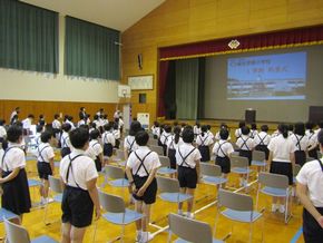 １学期　終業式