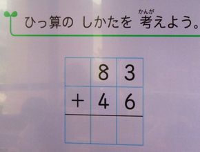 電子黒板、分かりやすいね！　　　　　（２年生ー算数）