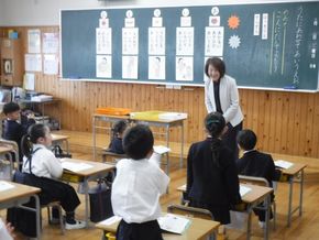 今年度初めての学習参観