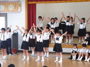 アスター幼稚園との交流会（３・４年生）