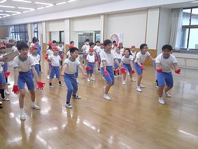 気合の入った応援合戦練習！