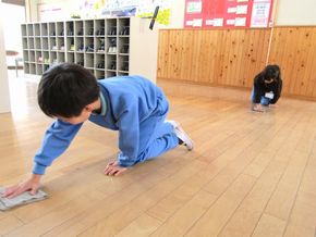 最後にみんなで大掃除！