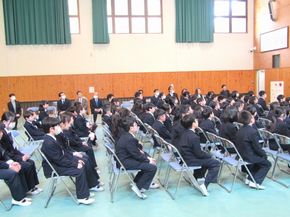 令和６年度　修了式
