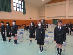 卒業式練習・お別れの会練習