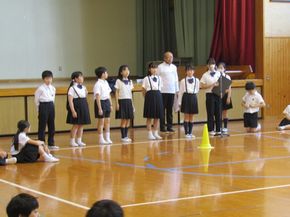 キャンプファイヤーを盛り上げよう！（４・５年生）