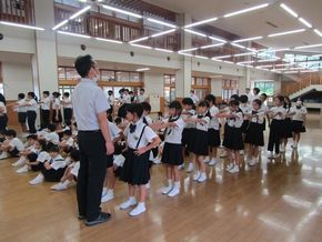 １学期最後の日