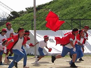 気合いだ、気合いだ、応援だ！