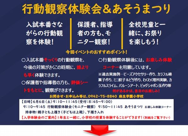 図：行動観察体験会・あそう祭り（縦短版）
