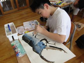 水彩画・版画に集中！（４・５年生）