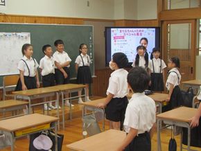 Ｍさんとのスペシャル集会！（３年生）